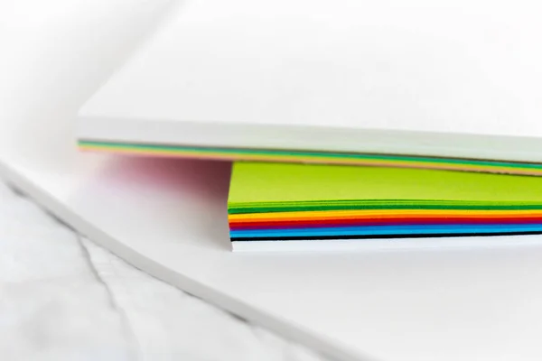 Close Colored Paper Sheets — Stock Photo, Image