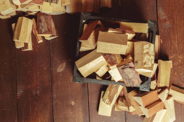 Yakacak odun yığını görünümünü kapat