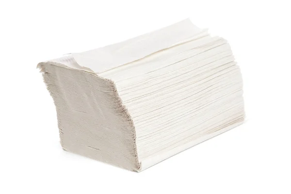 白色纸巾桩 — 图库照片