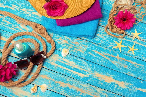 Renkli plaj aksesuarları