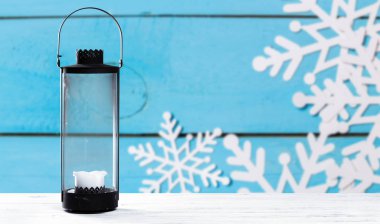 mumluk Noel beyaz arka plan üzerinde 