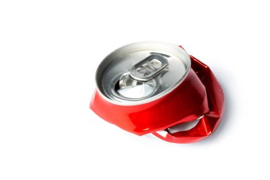 Beyaz arka plan üzerinde buruşuk Alüminyum miyim