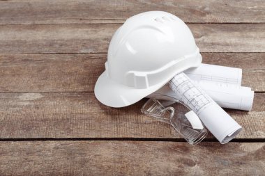 Planları, kask veya güvenlik kask