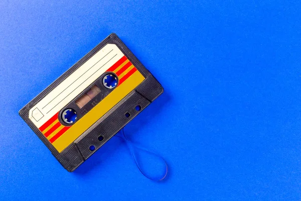 Vintage Cassette Tape Close View — Stock Photo, Image