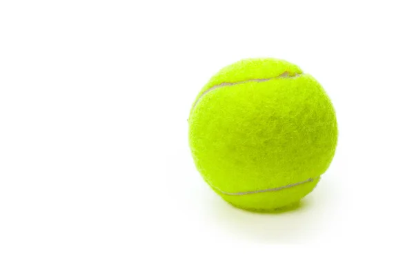 Primo Piano Palle Tennis Isolato Sfondo Bianco — Foto Stock