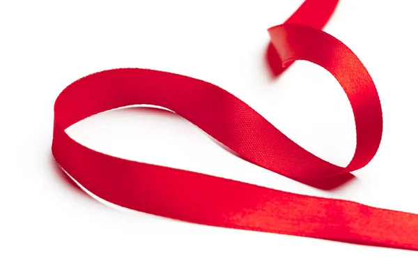 Red Ribbon White Background Royalty Free Stock Images