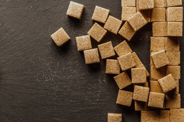 arka planda arka plan şeker cubes, yakın çekim