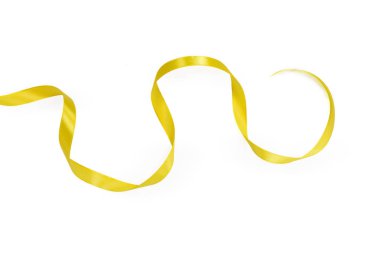 Beyaz arka plan üzerinde izole şenlikli şerit 