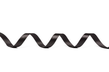 Beyaz arka plan üzerinde izole şenlikli şerit 