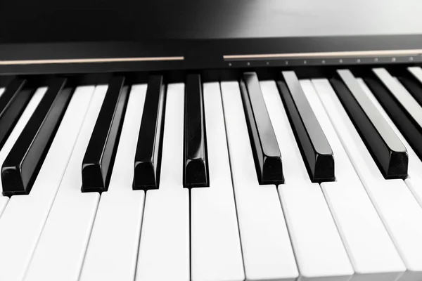 Piano and Piano keyboard close-up view