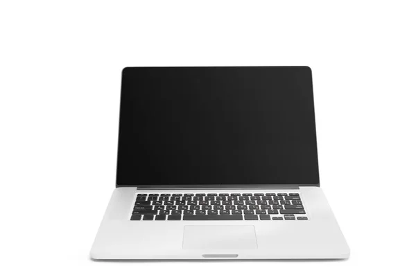 Laptop Geïsoleerd Witte Achtergrond — Stockfoto