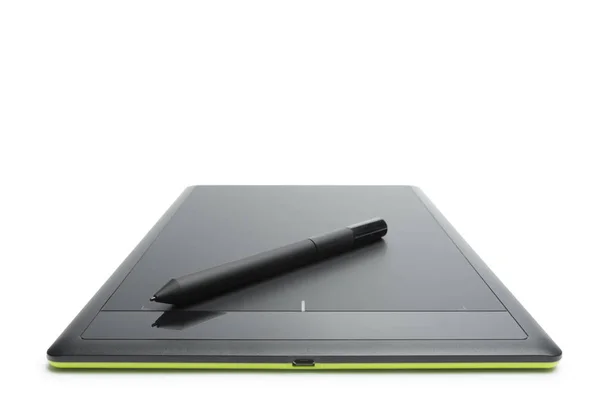 Çizer Tasarımcılar Için Kalemle Grafiksel Tablet — Stok fotoğraf