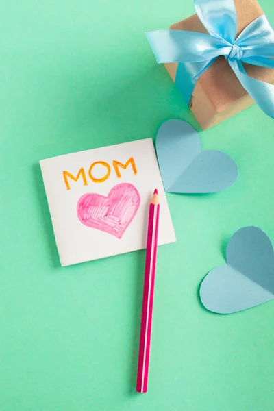 Tarjeta Felicitación Feliz Día Las Madres —  Fotos de Stock