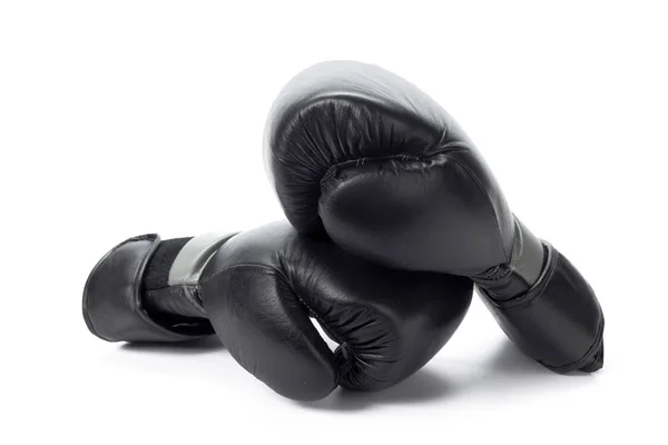 Boxningshandskar Närbild Vit Bakgrund — Stockfoto