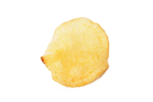 Kartoffelchips Isoliert Auf Weißem Hintergrund — Stockfoto