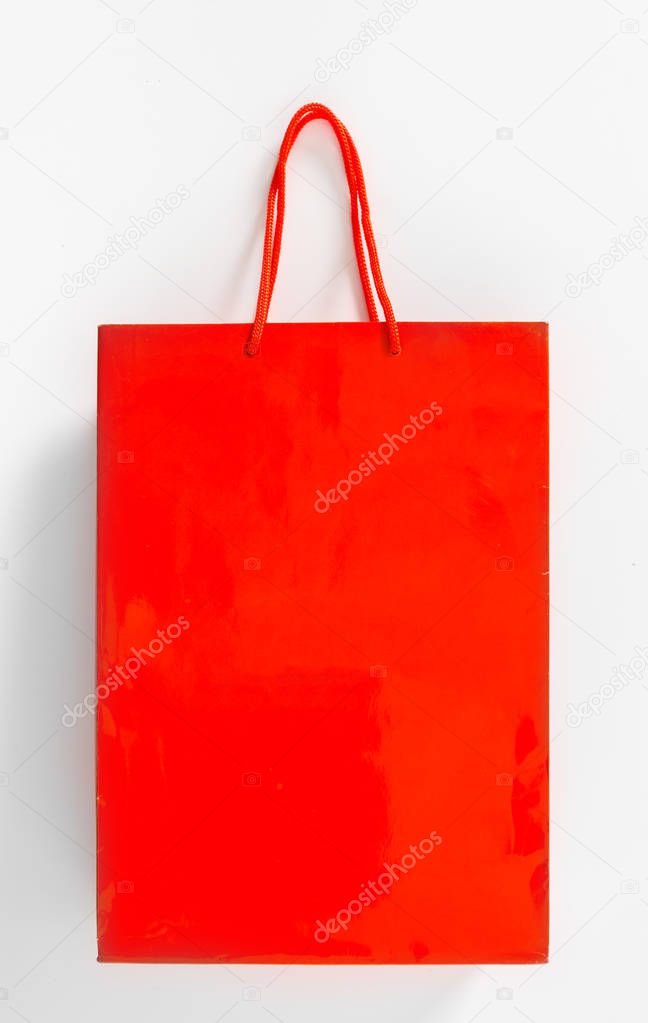 Shopping bag isolated on white