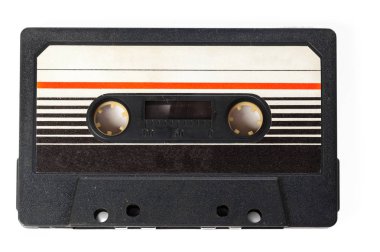 Beyaz arka plan üzerinde izole müzik ses bandı 