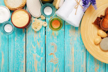 Spa arka plan boş boşluk ile