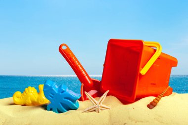 Plastic toys for beach