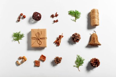 güzel Noel dekorasyonu, tatil arka plan 