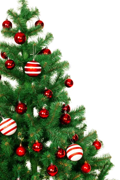 Weihnachtsbaum Isoliert Auf Weißem Hintergrund — Stockfoto