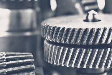 Yığın vites görünümünü yakın çekim