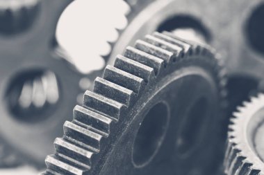 Yığın vites görünümünü yakın çekim