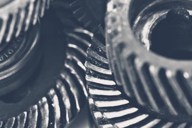 Yığın vites görünümünü yakın çekim