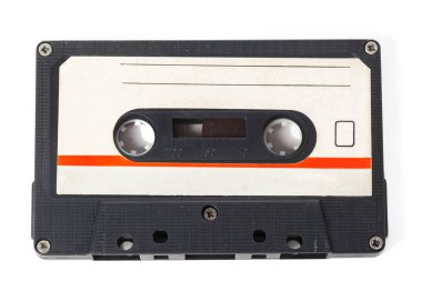 Beyaz arka plan üzerinde izole müzik ses bandı 