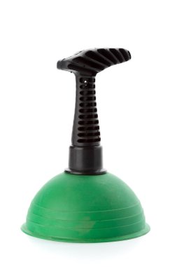 Beyaz arka plan üzerinde izole bir dalgıç 