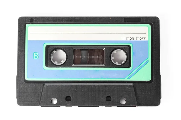 Music Audio Tape Isolated White Background — Stock Photo, Image