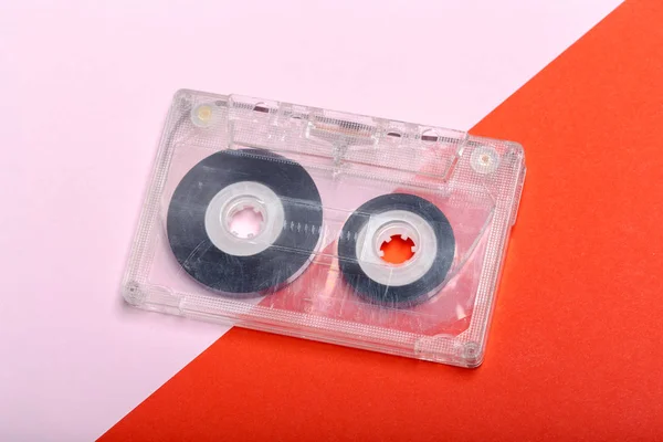 Cinta Cassette Vintage Vista Cerca —  Fotos de Stock