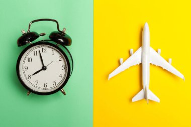 Uçak ile seyahat kavramının düz yatıyordu tasarım