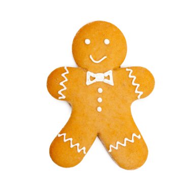 Noel ev yapımı zencefilli kurabiye beyaz