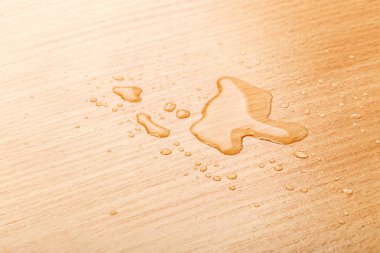 Damla su ahşap tablo