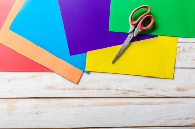 renkli kağıt Grubu'nun yükseltilmiş görünümü 