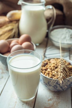 süt yumurta ve ekmek yapım ürünleri