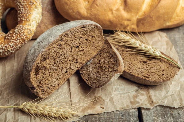 Vers Gebakken Brood Close — Stockfoto