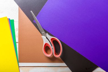 renkli kağıt Grubu'nun yükseltilmiş görünümü 