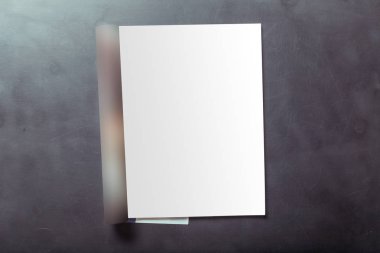 Dergi sayfaları yüksek açılı görünüş