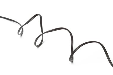 ses ve video girişleri üzerinde beyaz izole