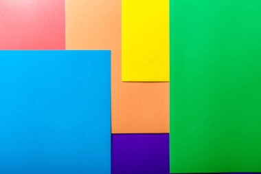 renkli kağıt Grubu'nun yükseltilmiş görünümü 