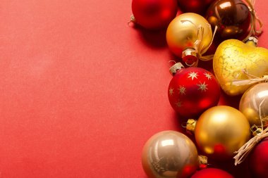 Tatil dekorasyon ile Noel ve yeni yıl kompozisyon