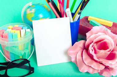 Öğretmen gün tatil, kopya alanı için öğeleri