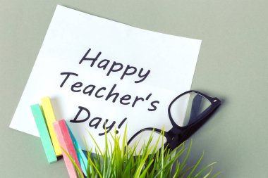 Öğretmen gün tatil, kopya alanı için öğeleri