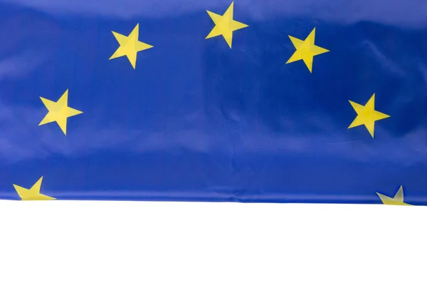 Close View European Union Flag — Stock Photo, Image