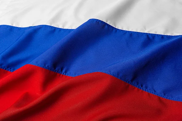 Rusya'nın dalgalı bayrağı görünümü kapatın