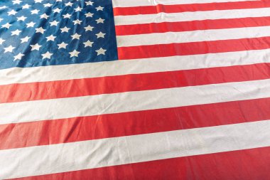 Parlak karıştırdı Amerikan bayrağı closeup