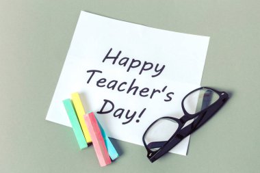 Öğretmen gün tatil, kopya alanı için öğeleri