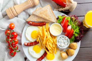 Kahvaltı İngilizce, yakın çekim